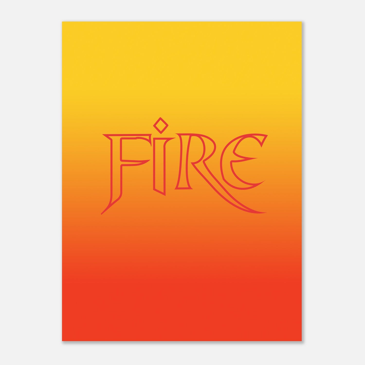 Airbender Series - Fire Poster