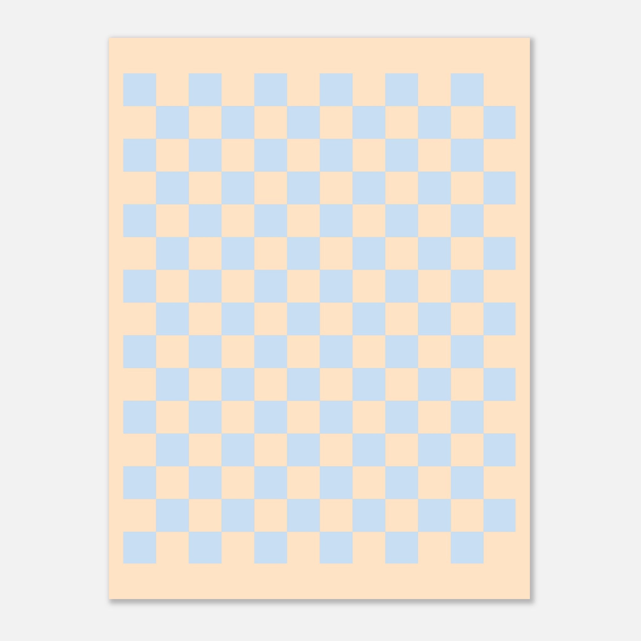 Schach - Vintage Baby Blue Poster