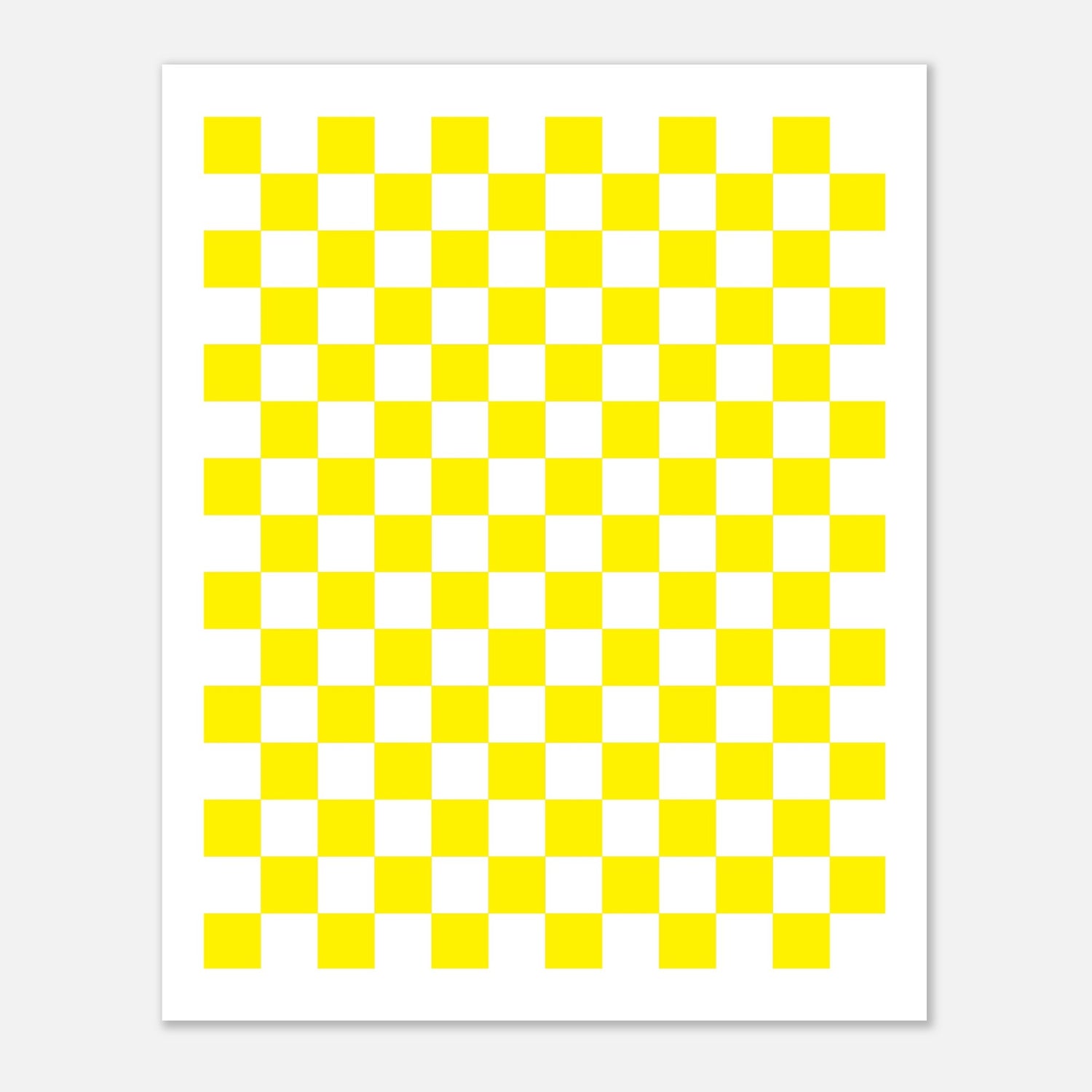 Schach - Yellow Poster