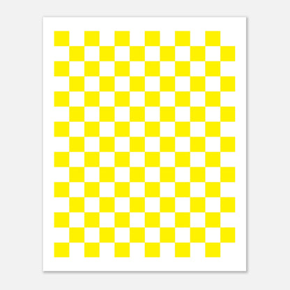 Schach - Yellow Poster