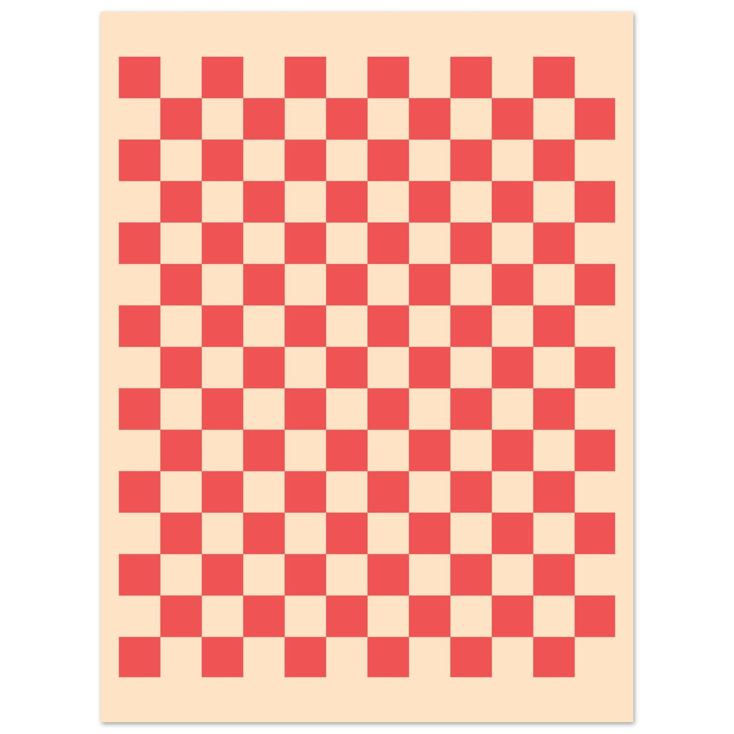 Schach - Vintage Red Poster