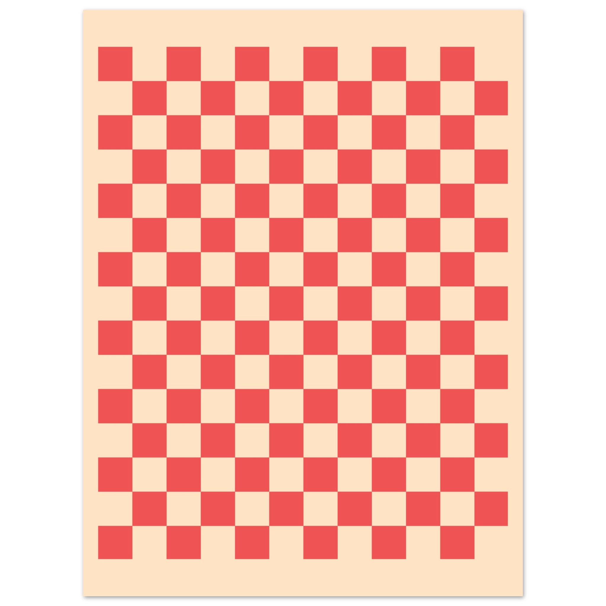 Schach - Vintage Red Poster