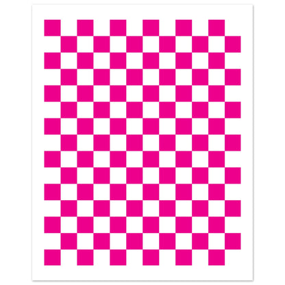 Schach - Magenta Poster