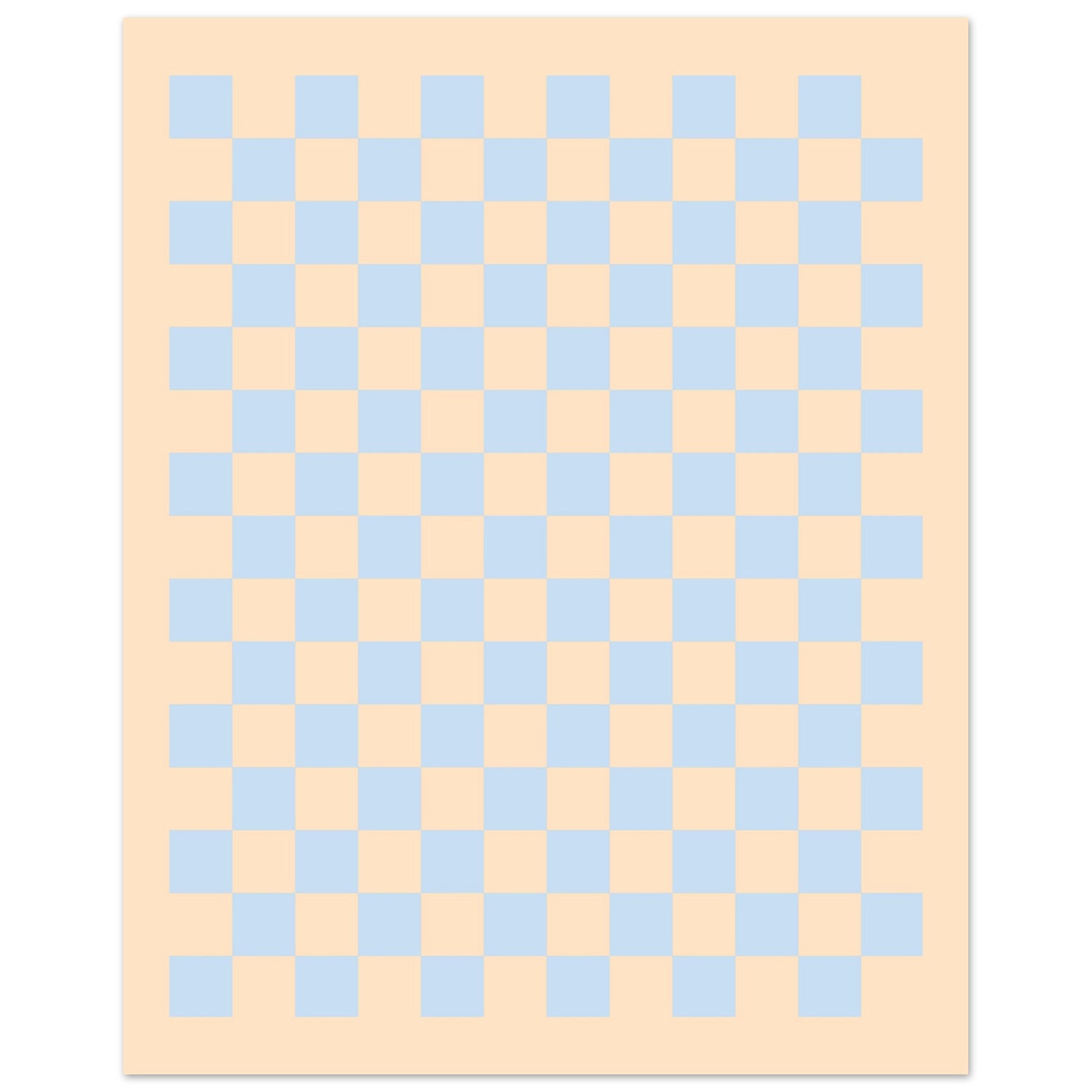 Schach - Vintage Baby Blue Poster