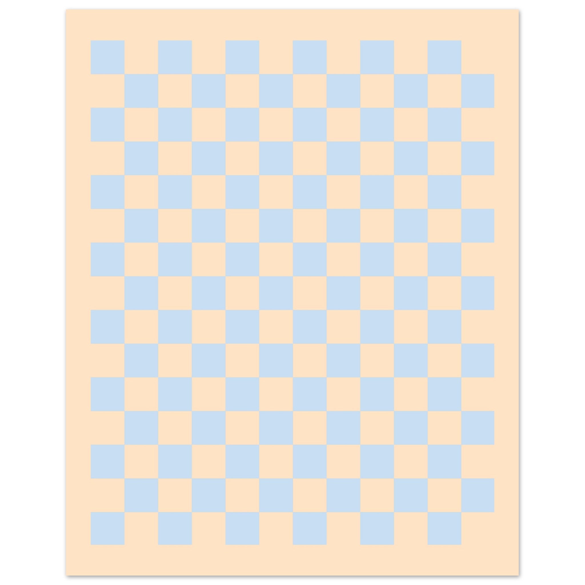 Schach - Vintage Baby Blue Poster