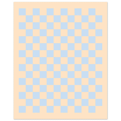 Schach - Vintage Baby Blue Poster