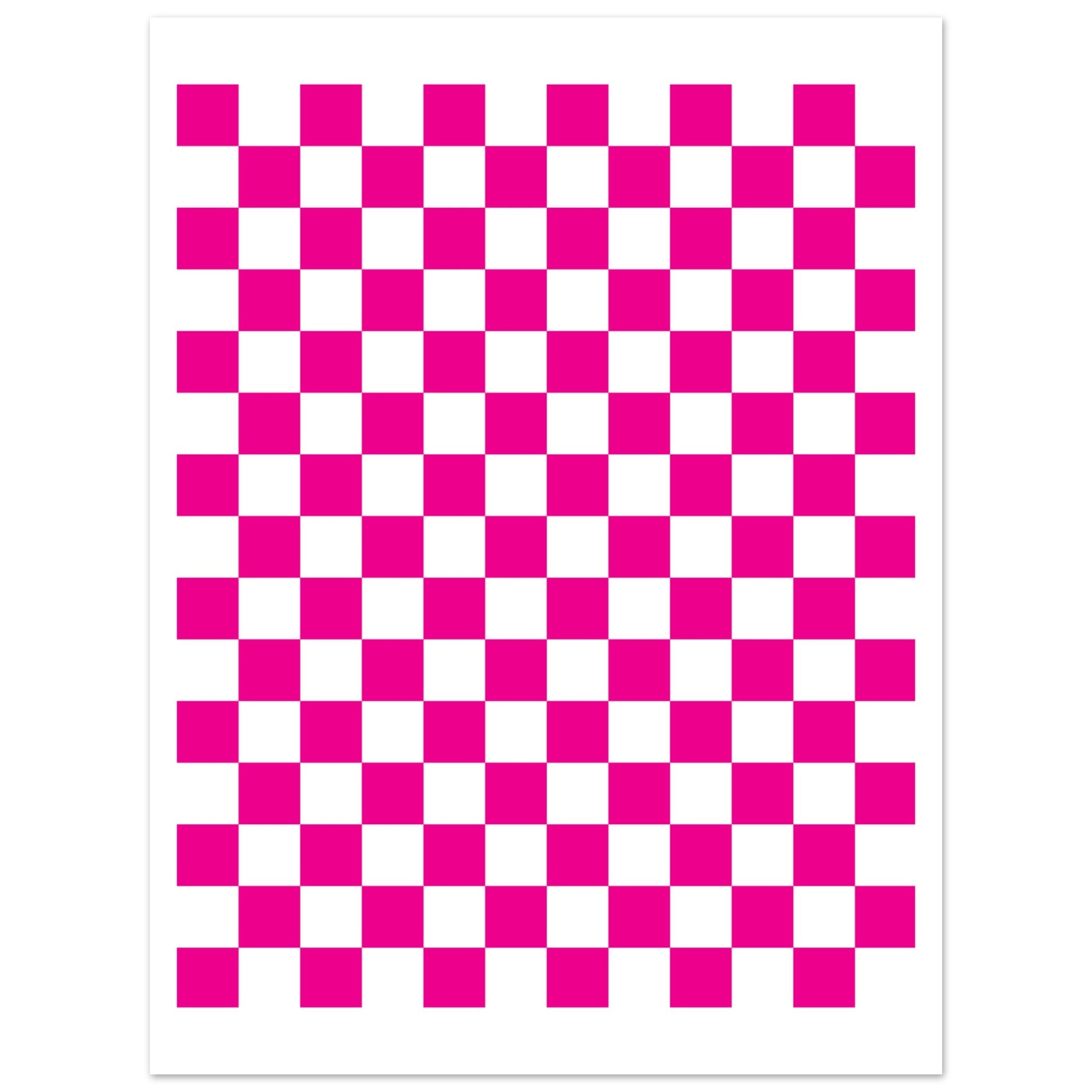 Schach - Magenta Poster