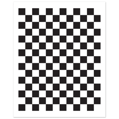 Schach - Schwarz Poster