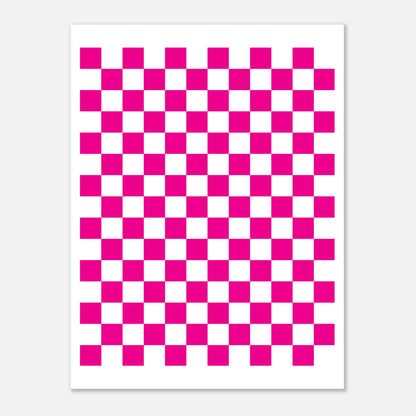 Schach - Magenta Poster