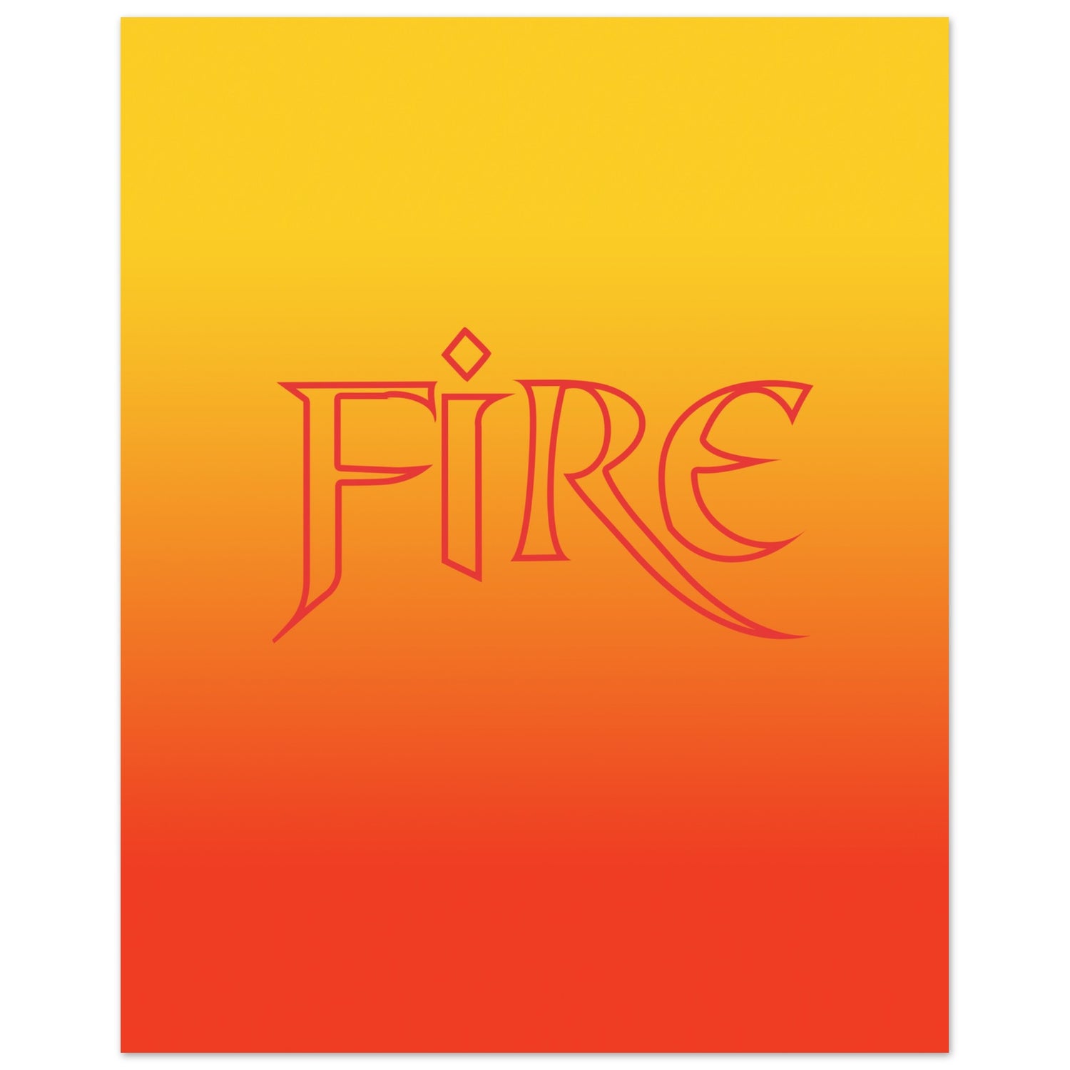 Airbender Series - Fire Poster