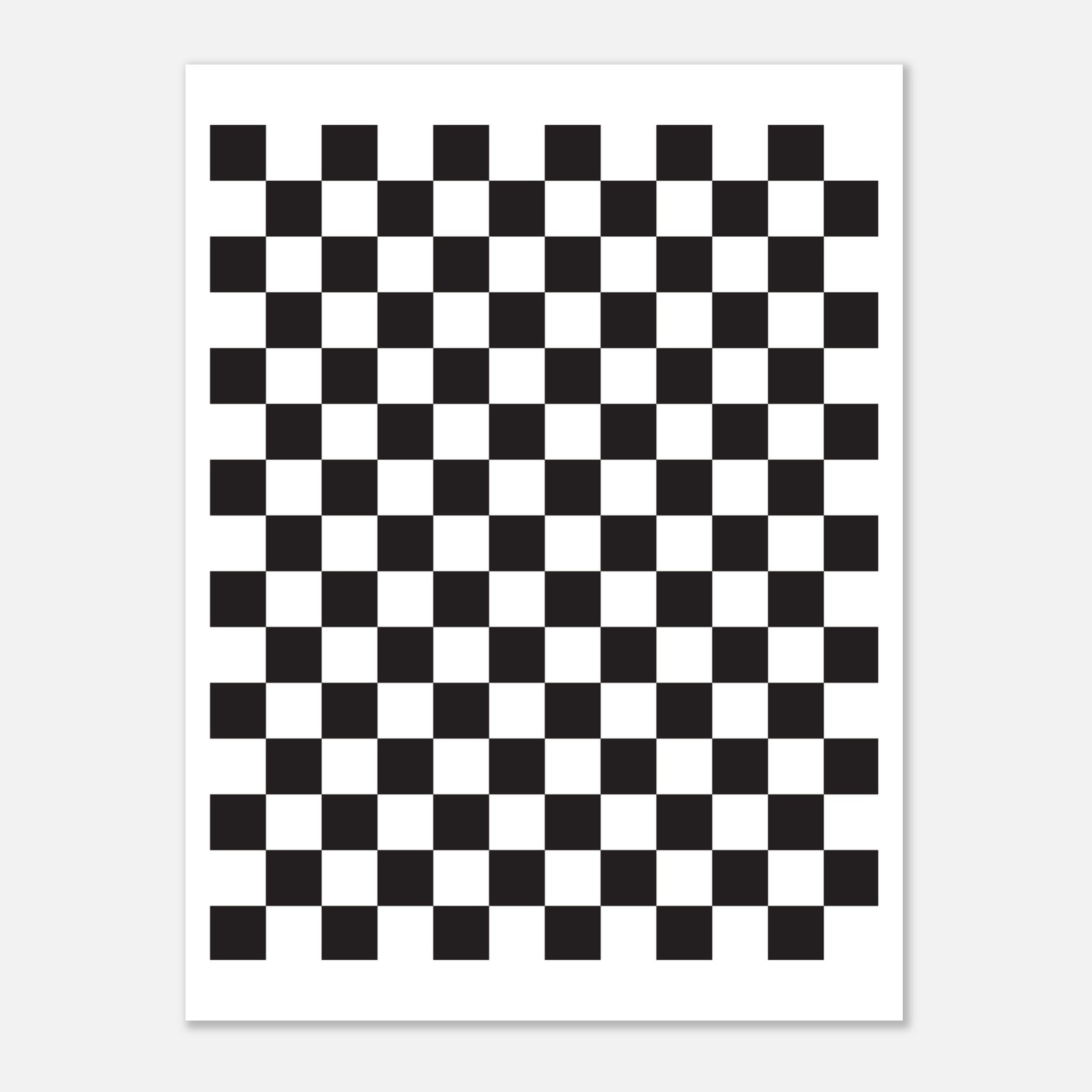 Schach - Schwarz Poster