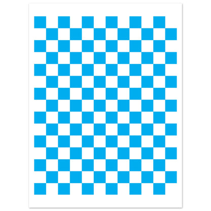 Schach - Cyan Poster