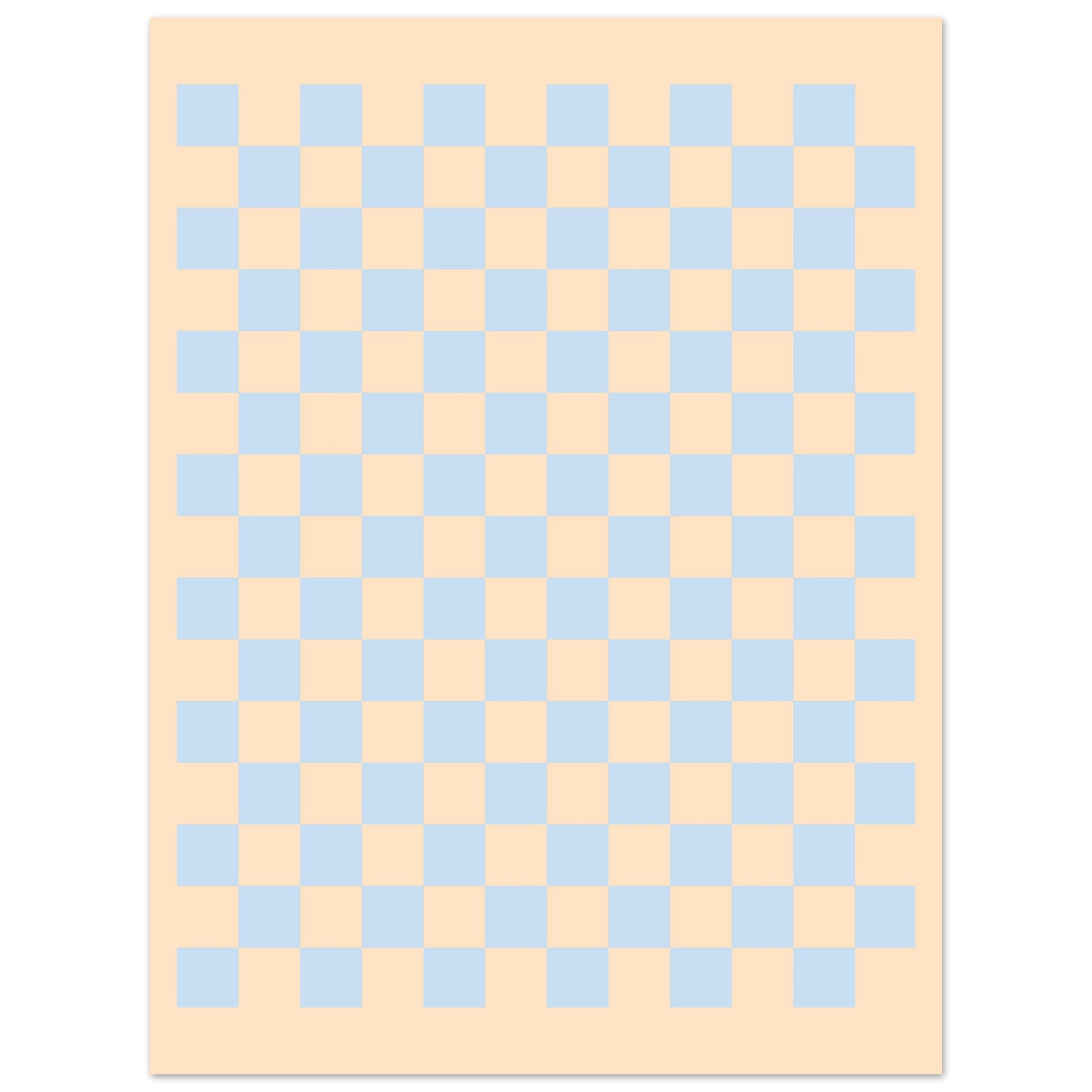 Schach - Vintage Baby Blue Poster