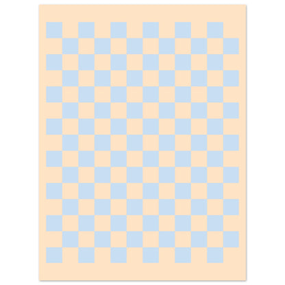 Schach - Vintage Baby Blue Poster