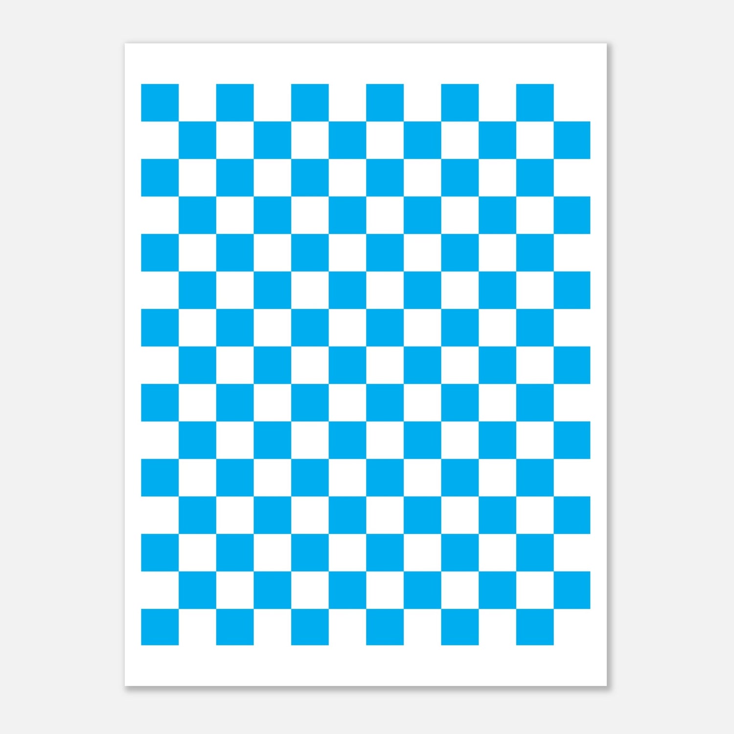 Schach - Cyan Poster