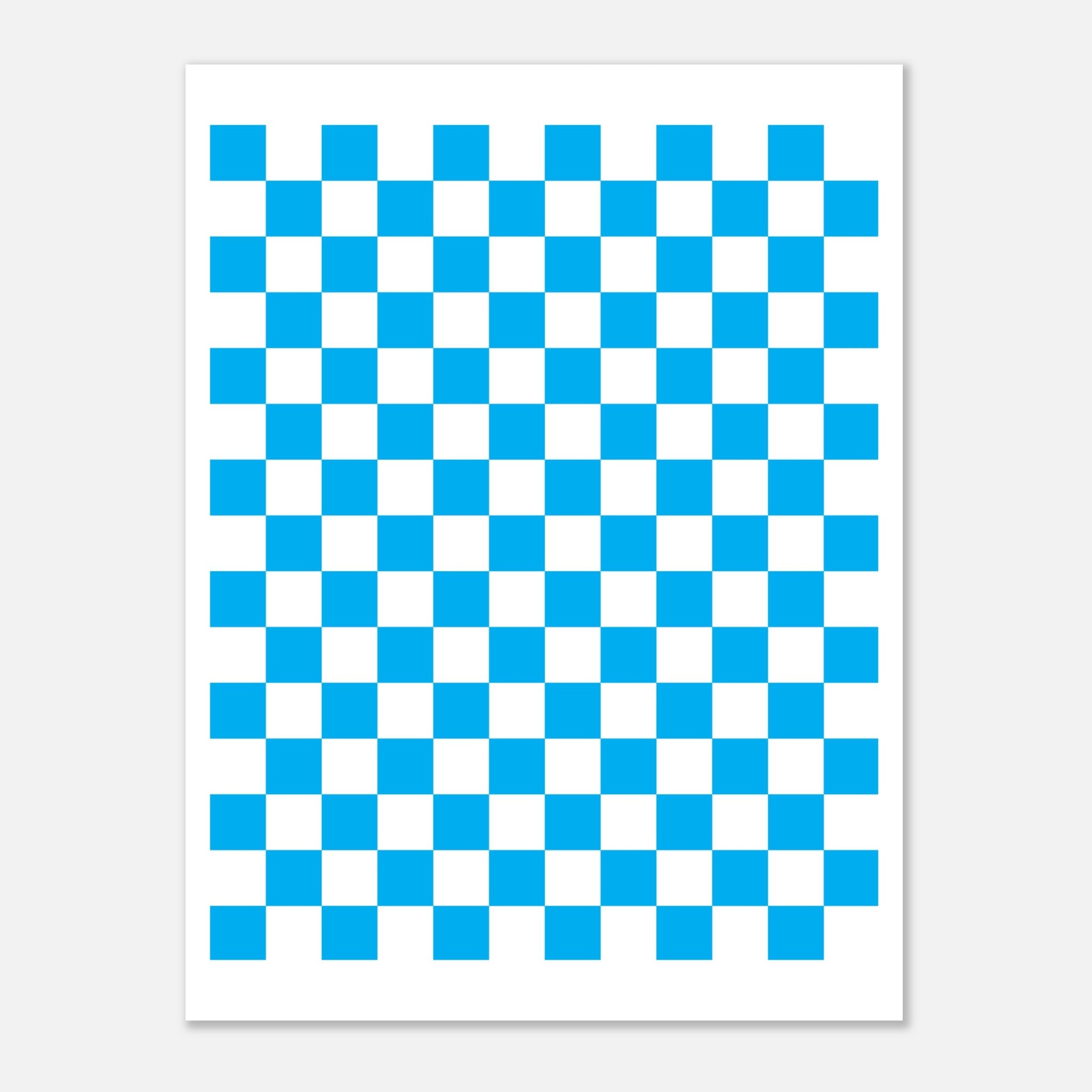 Schach - Cyan Poster