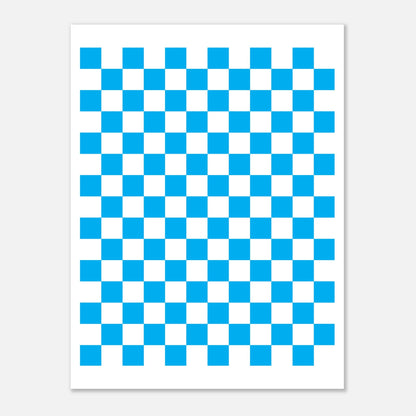 Schach - Cyan Poster