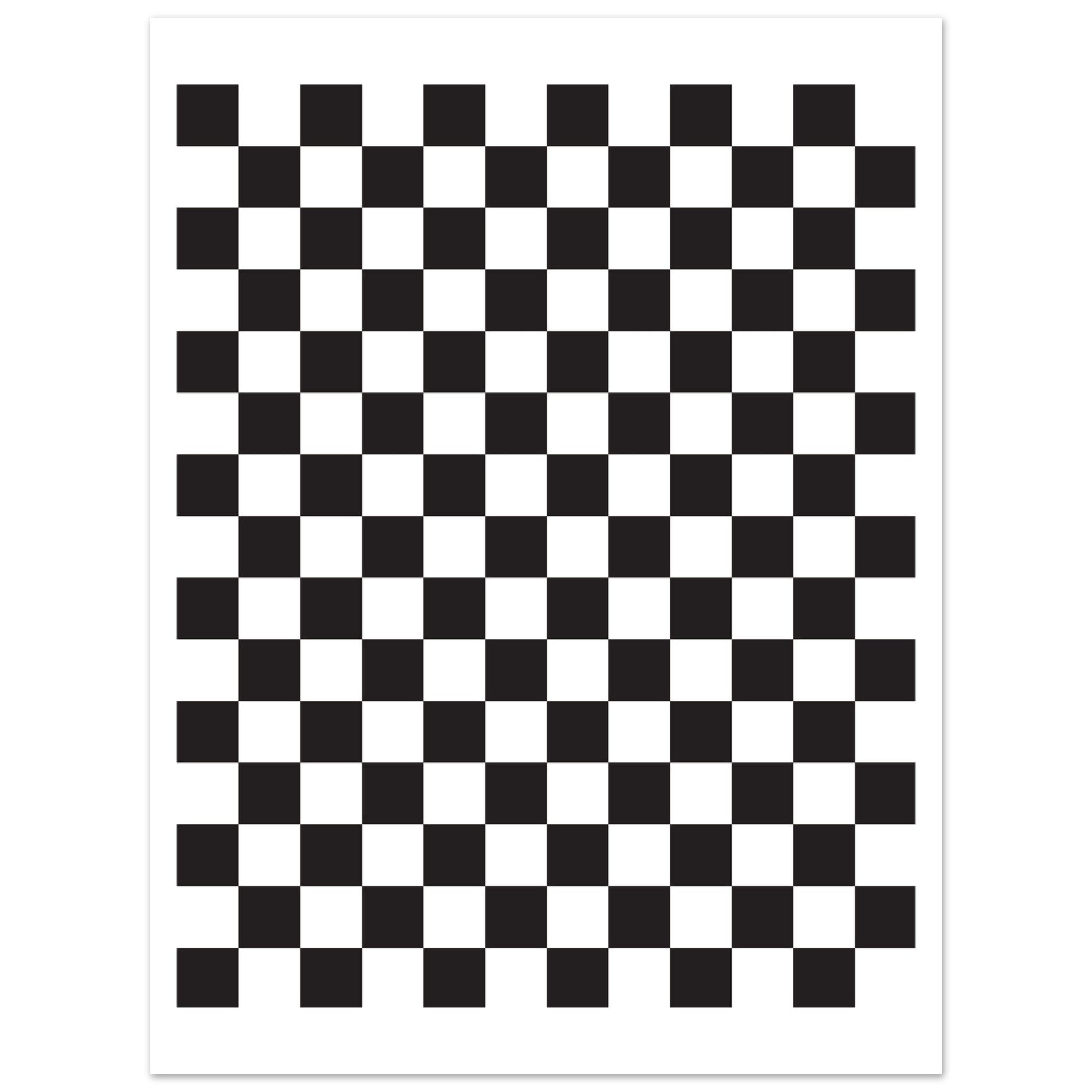 Schach - Schwarz Poster