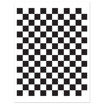 Schach - Schwarz Poster