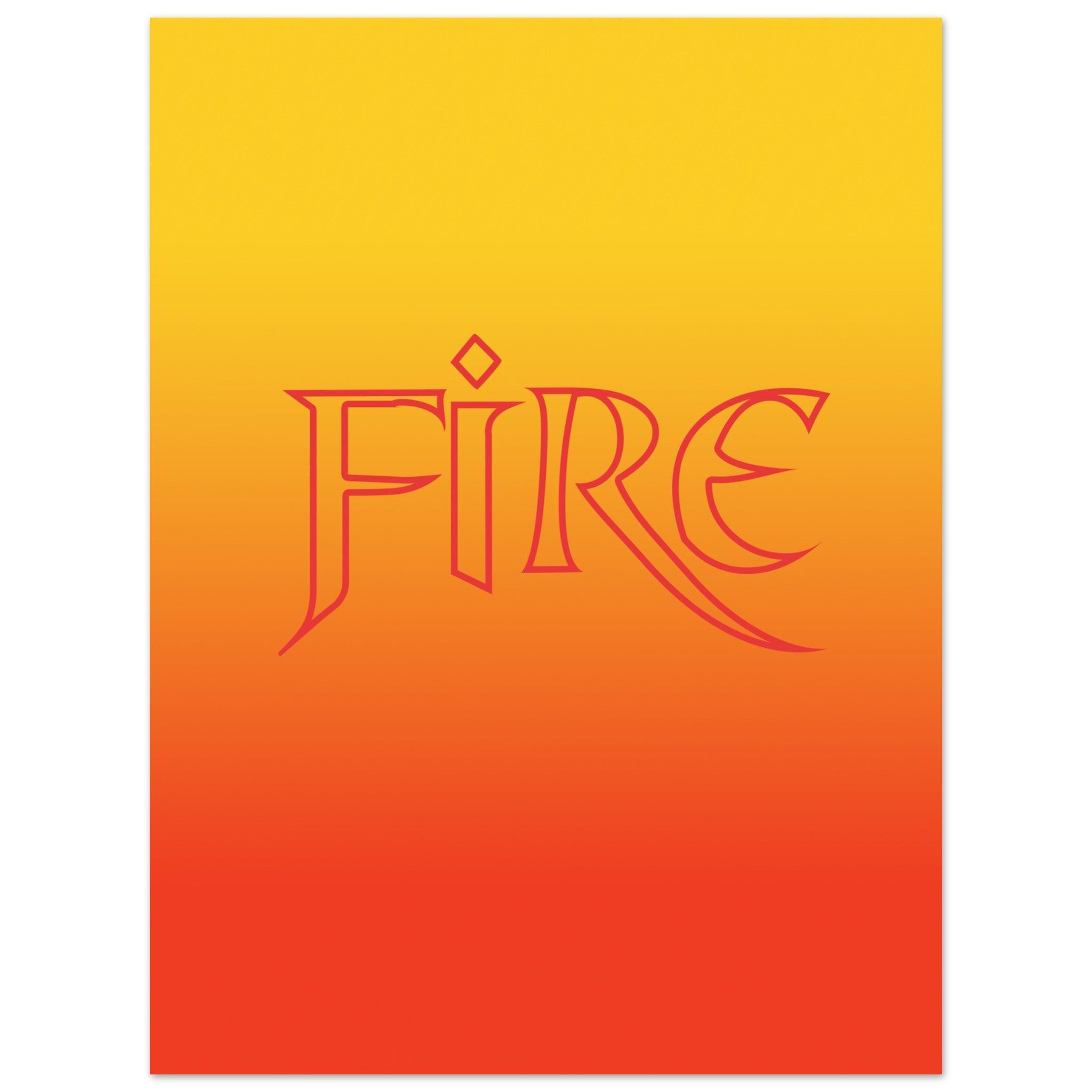 Airbender Series - Fire Poster