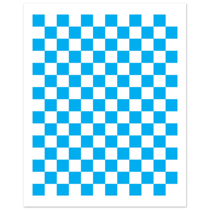 Schach - Cyan Poster